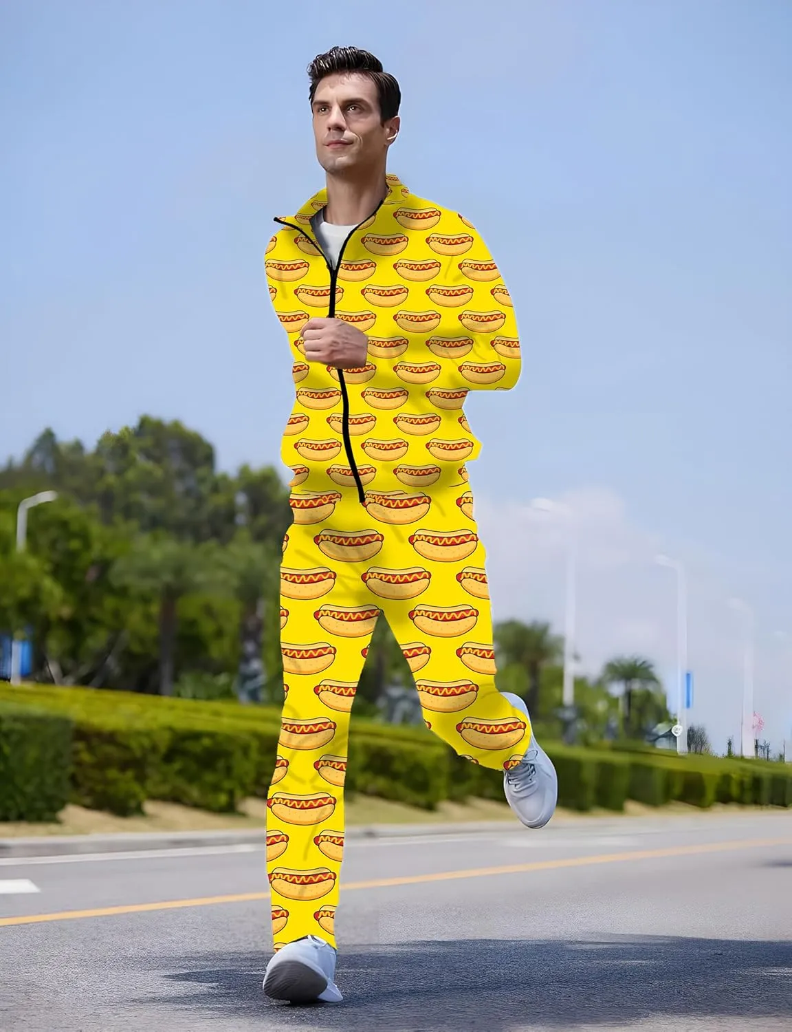 001 80s/90s Outfit for Men, Sweatsuit Set, Tracksuit, 01-S