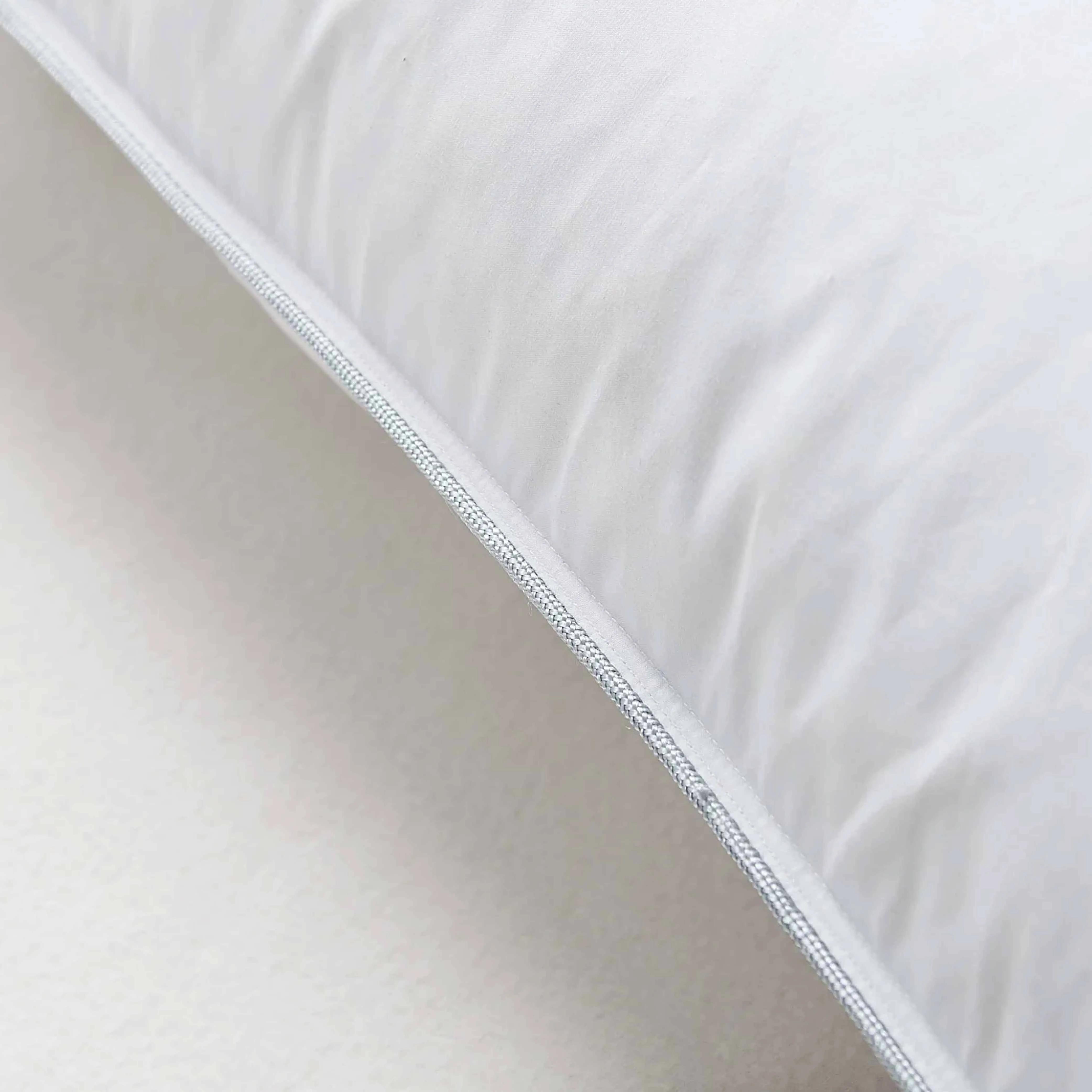 2 Pc Ultra Premium Feather & Down Blend Bed Pillows 100% Cotton Cover Queen Soft