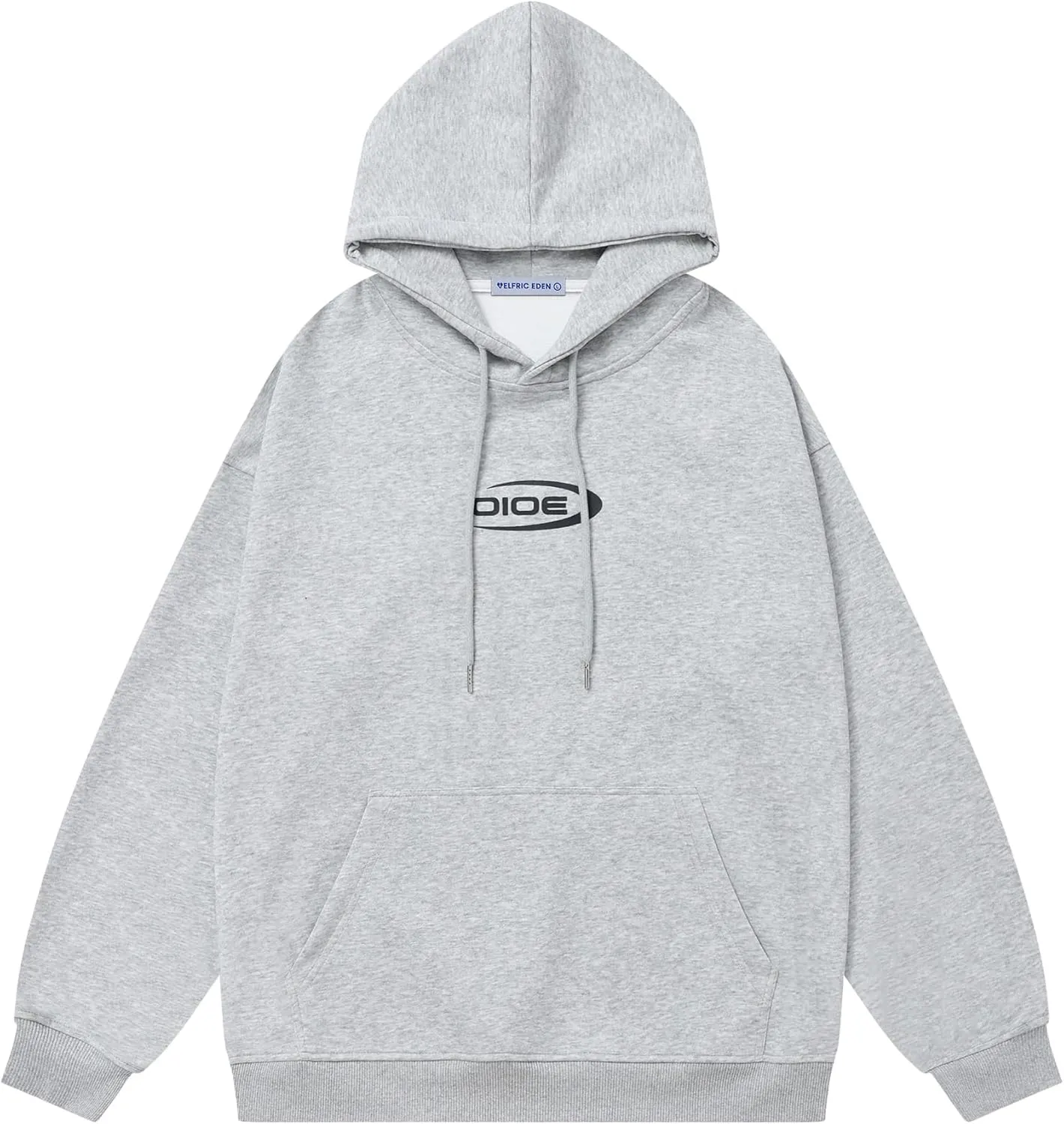 Aelfric Eden Graphic Hoodies for Men Letter Printed Hoodie Sweatshirt Oversized Streetwear Hooded Pullover
