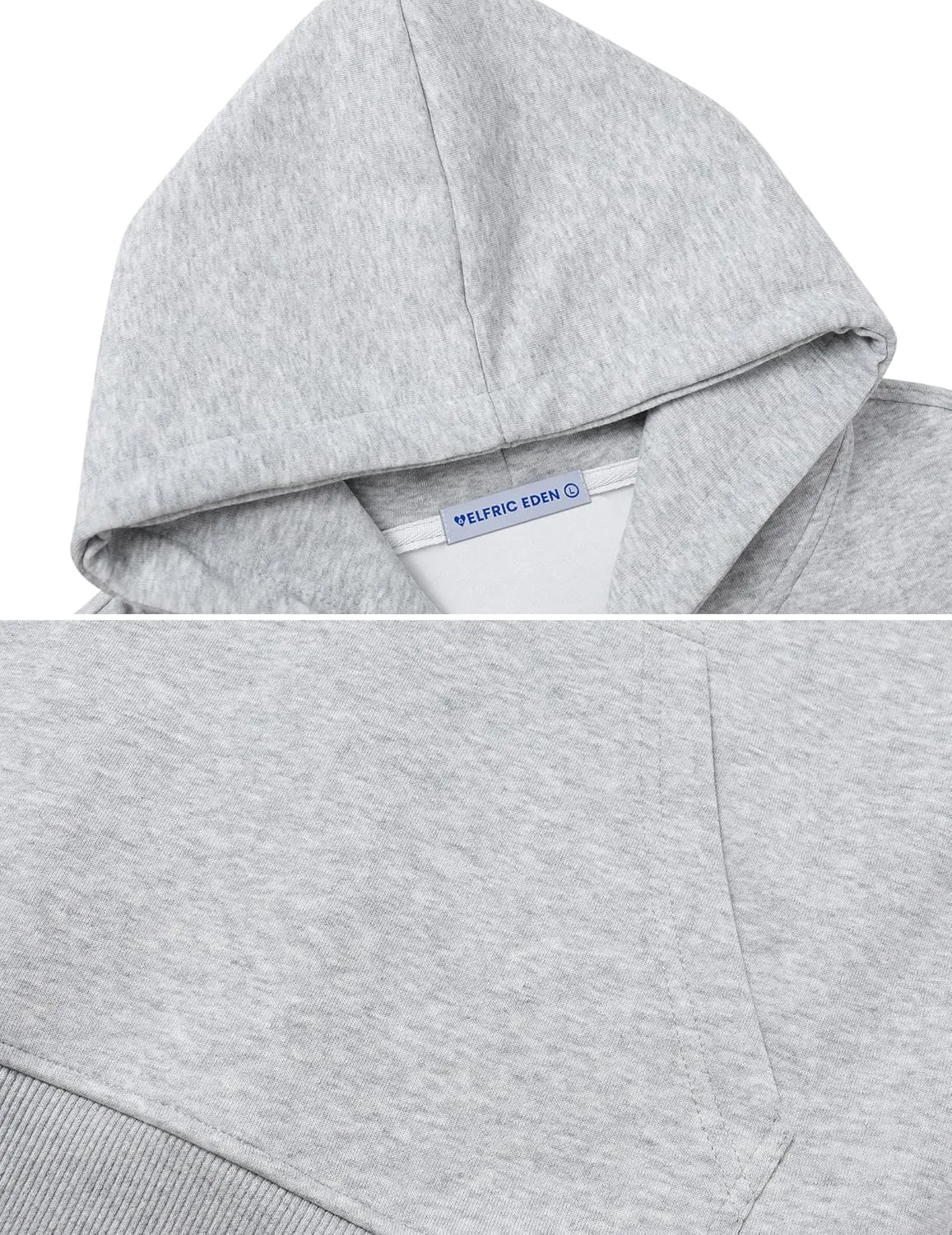Aelfric Eden Graphic Hoodies for Men Letter Printed Hoodie Sweatshirt Oversized Streetwear Hooded Pullover
