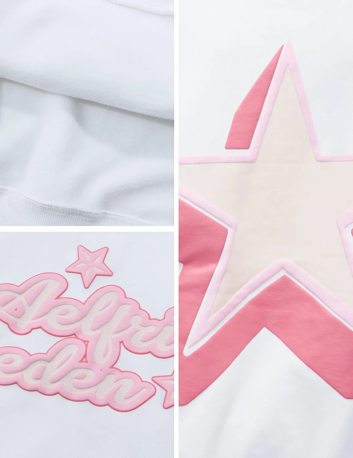 Aelfric Eden Womens Oversized Star Graphic Hoodies Fashion Long Sleeve Hoodie Pullover Hooded Sweatshirt Unisex