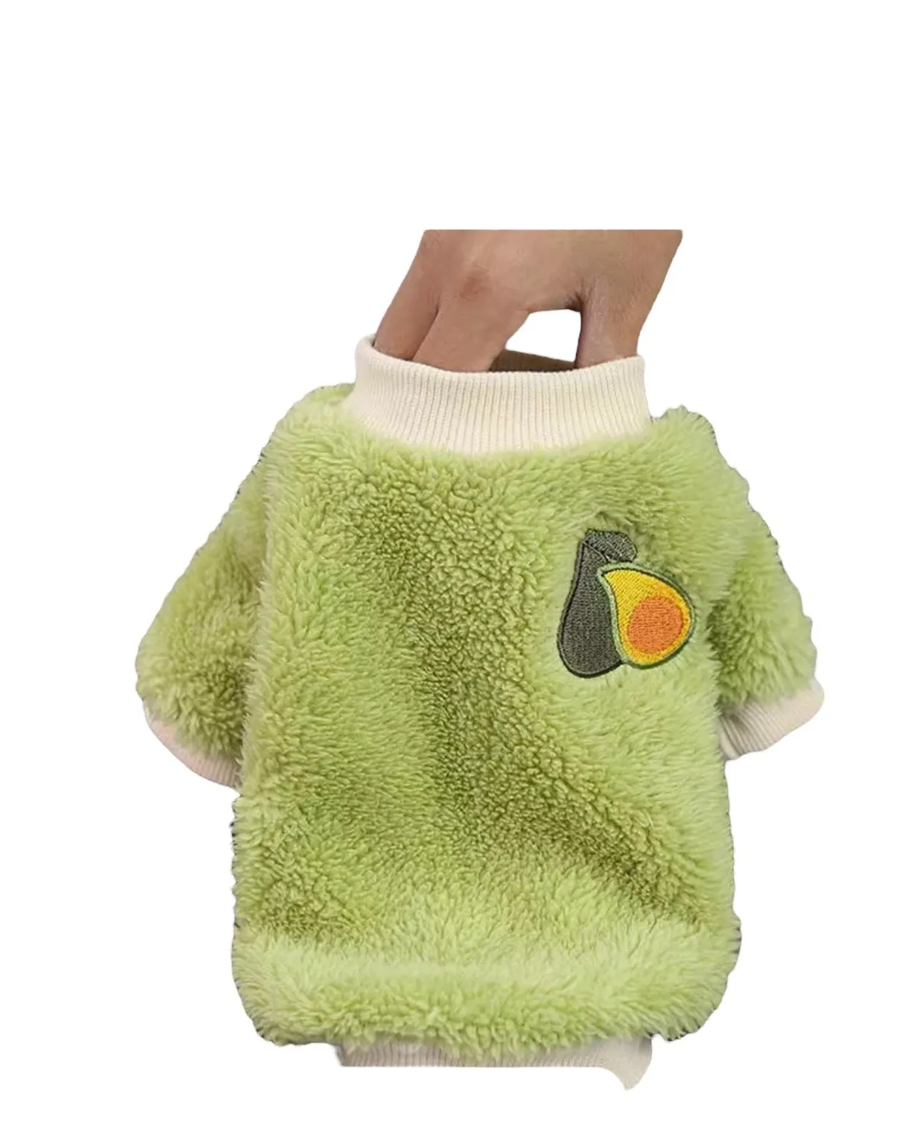 Andrea’s Deals Fruit Dog Sweater Green Small