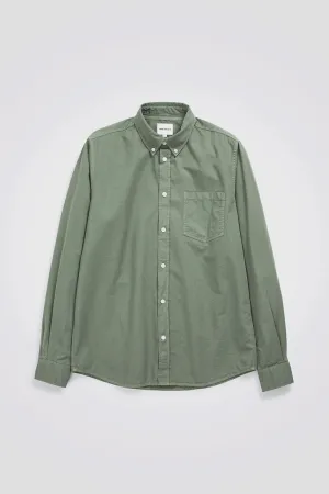 Anton Light Twill Shirt - Dried Sage Green