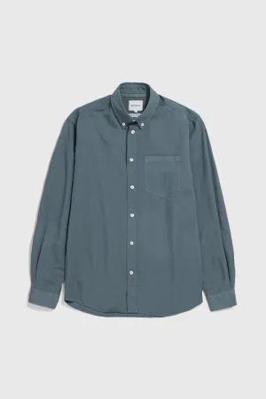 Anton Light Twill Shirt - Light Stone Blue