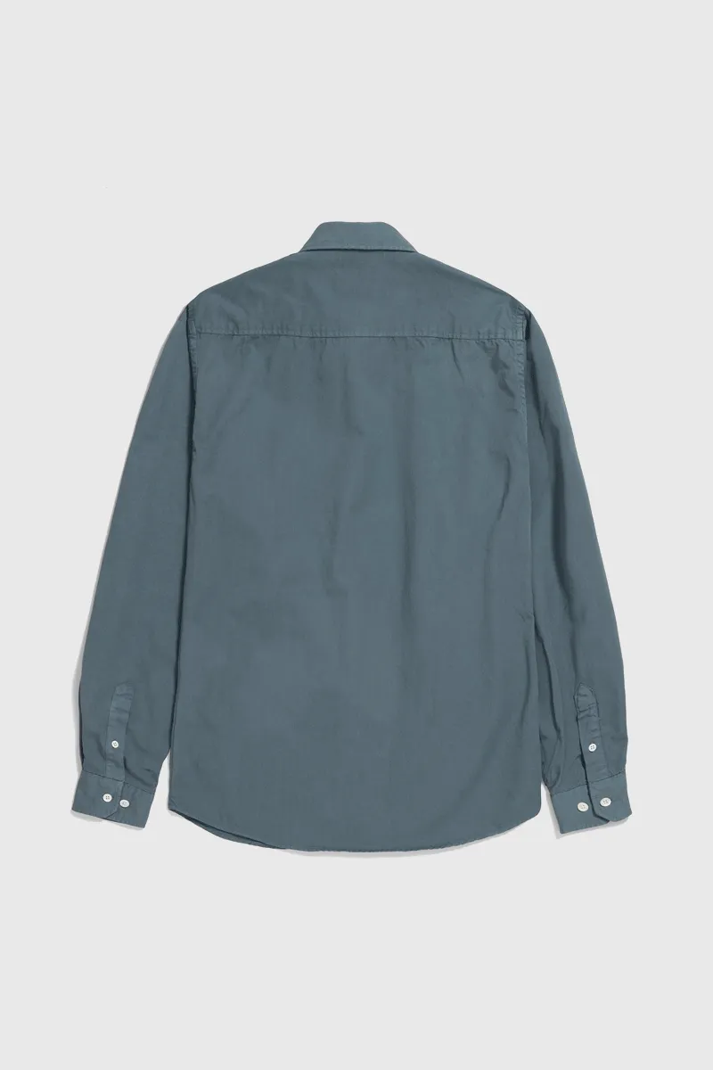 Anton Light Twill Shirt - Light Stone Blue