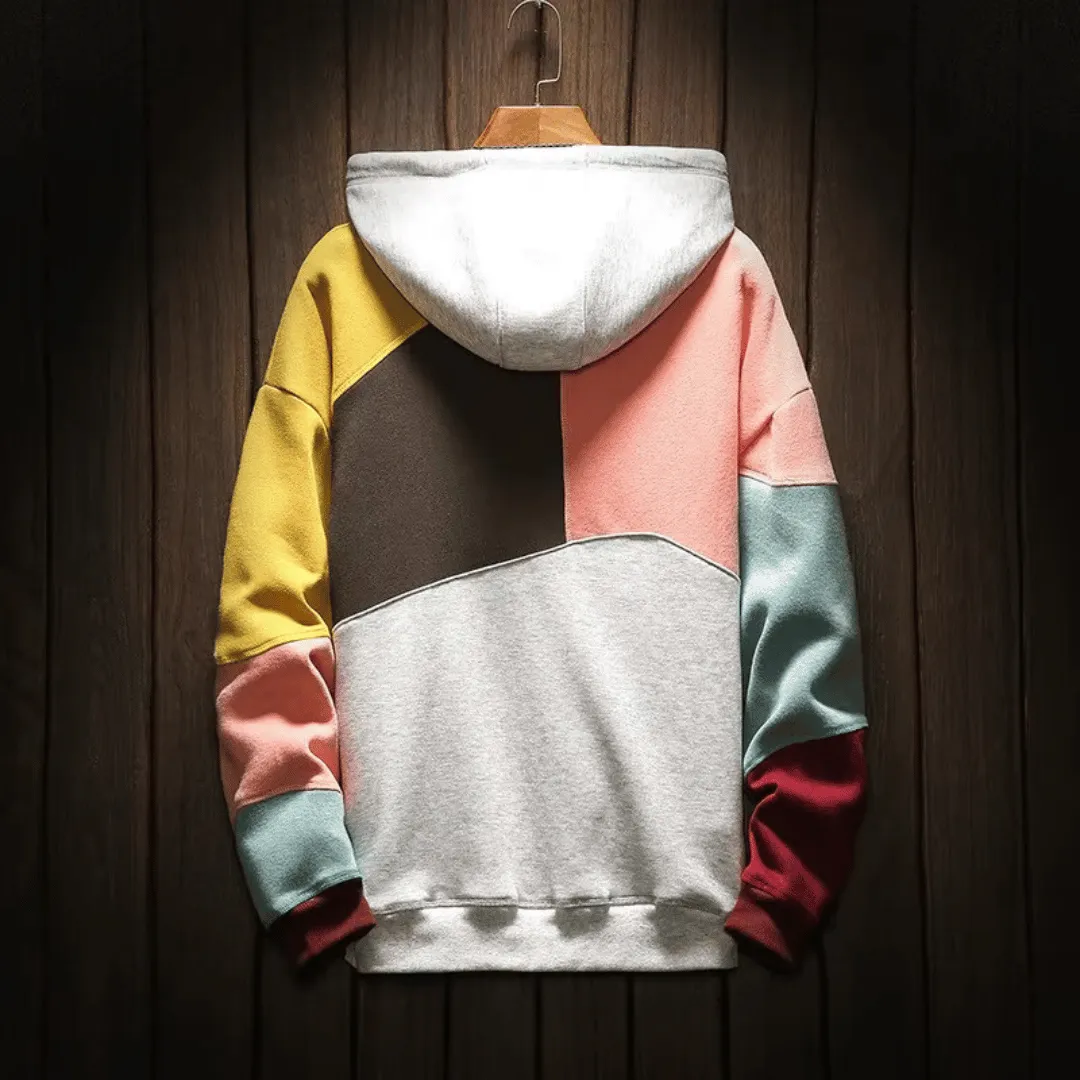 Arlo - Oversized Patchwork Hoodie