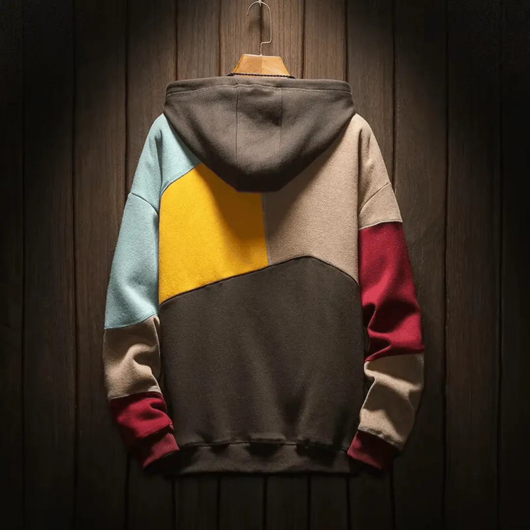 Arlo - Oversized Patchwork Hoodie