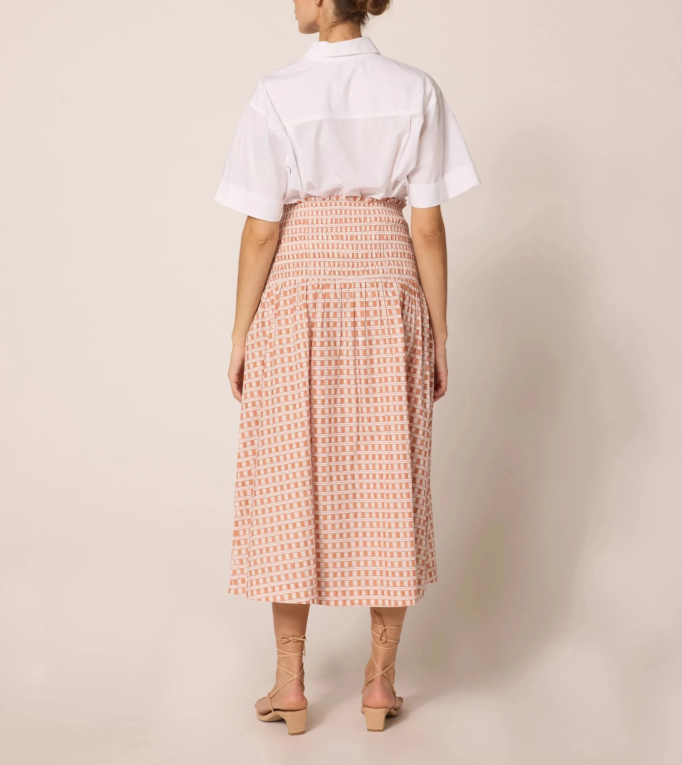 Azita Midi Skirt | Bellini Plaid