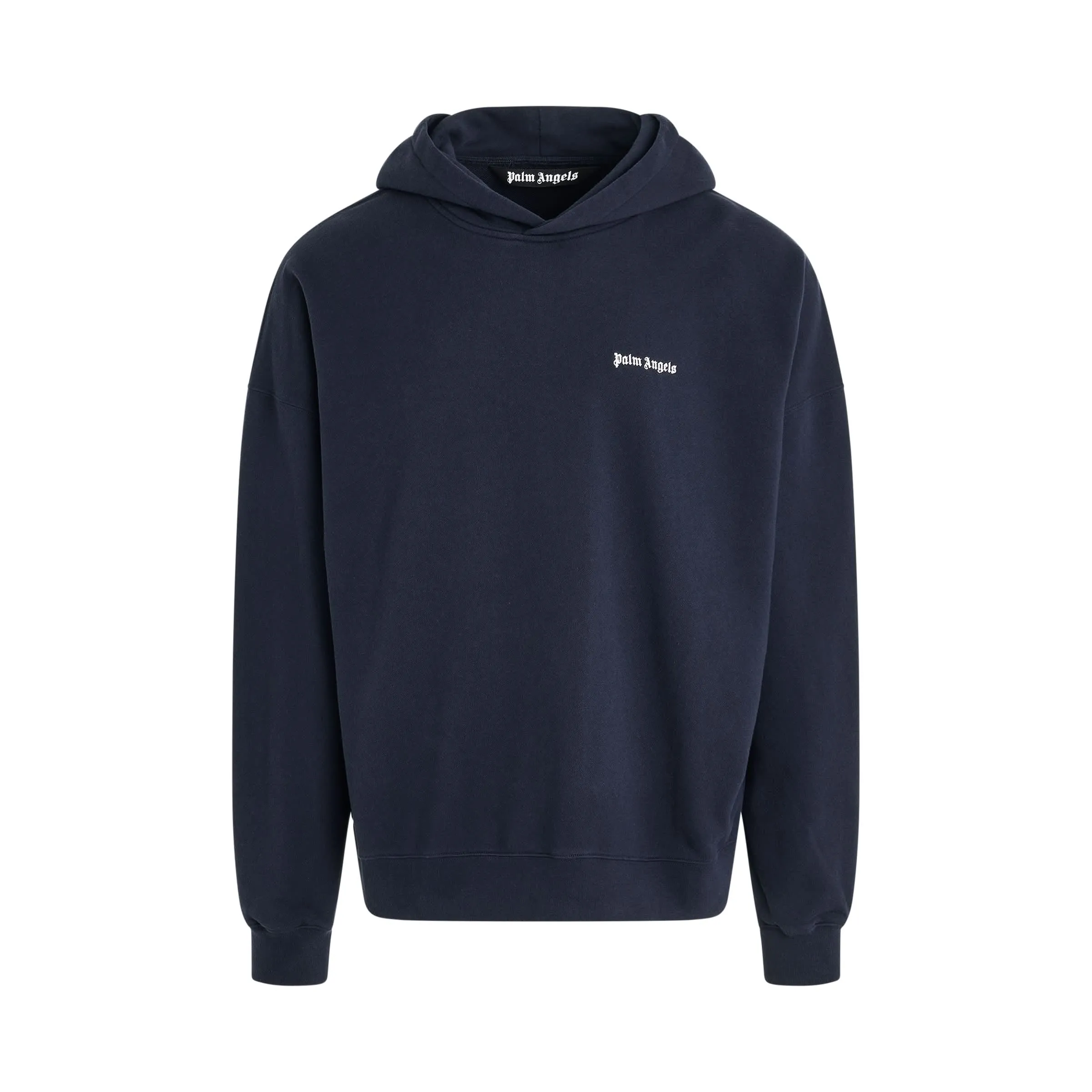B Classic Logo Hoodie in Navy Blue