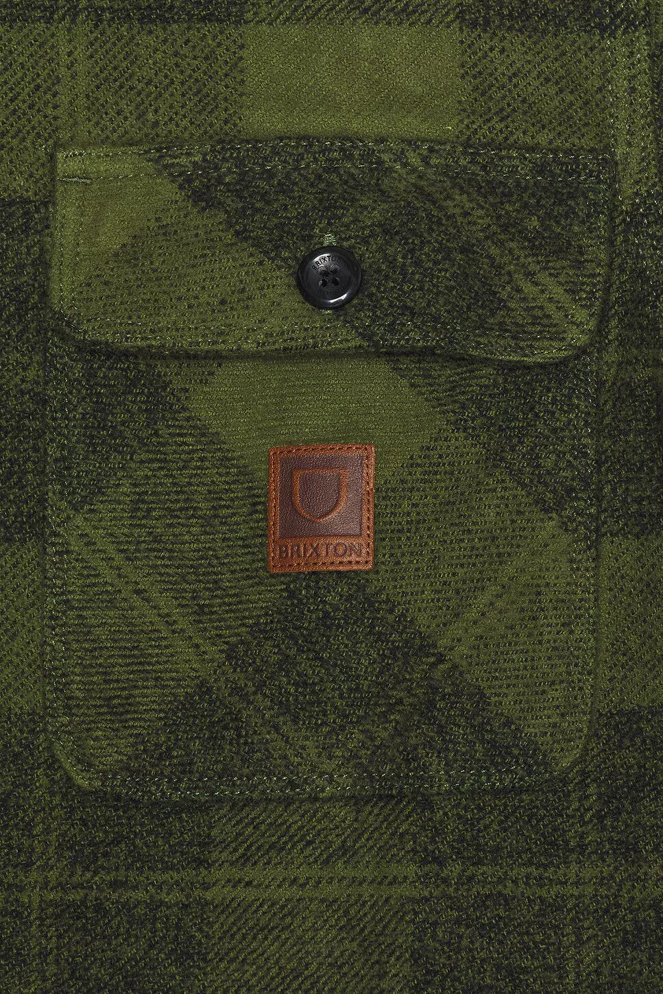 BOWERY HEAVYWEIGHT LS FLANNEL CYPRESS GREEN/BLACK