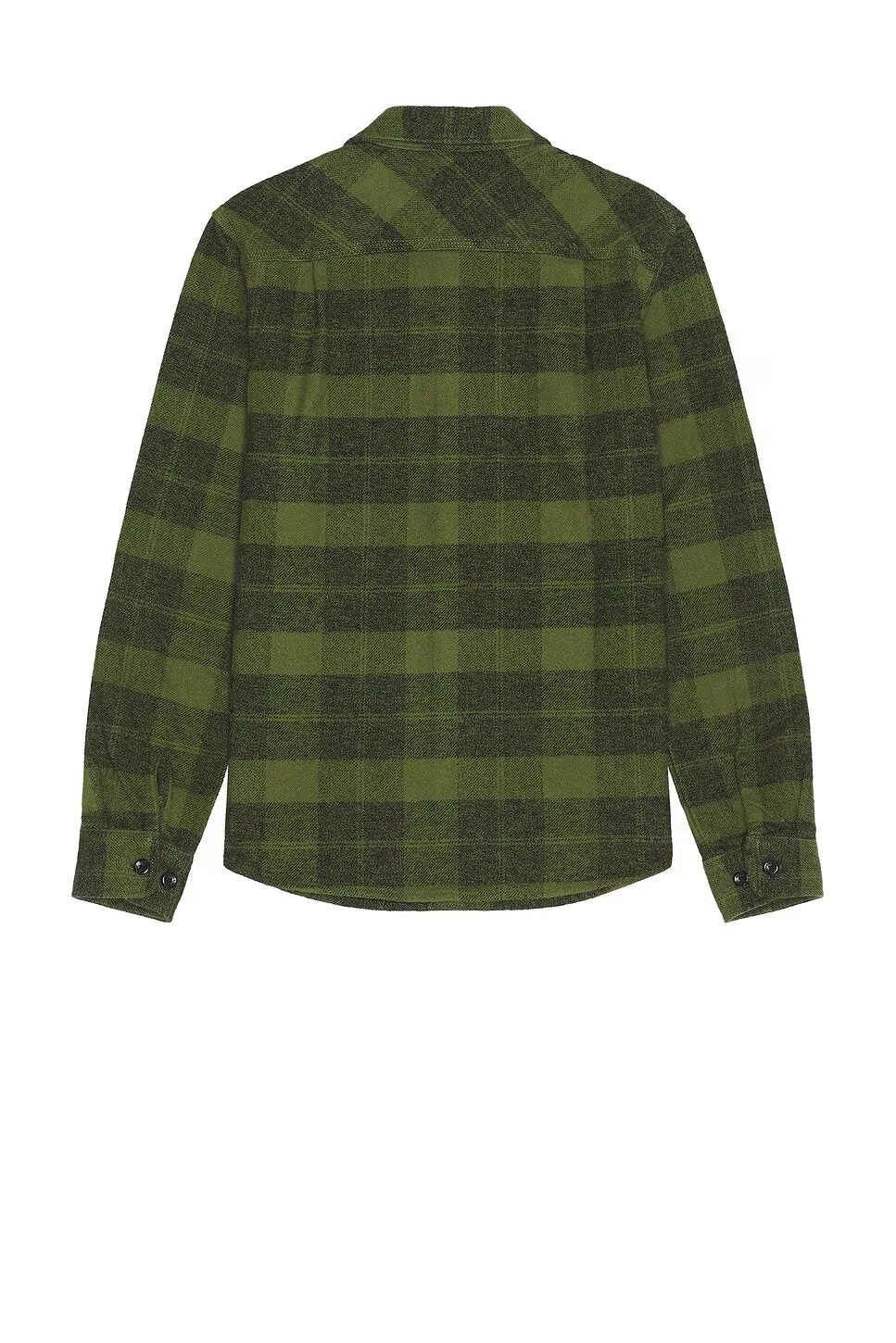 BOWERY HEAVYWEIGHT LS FLANNEL CYPRESS GREEN/BLACK