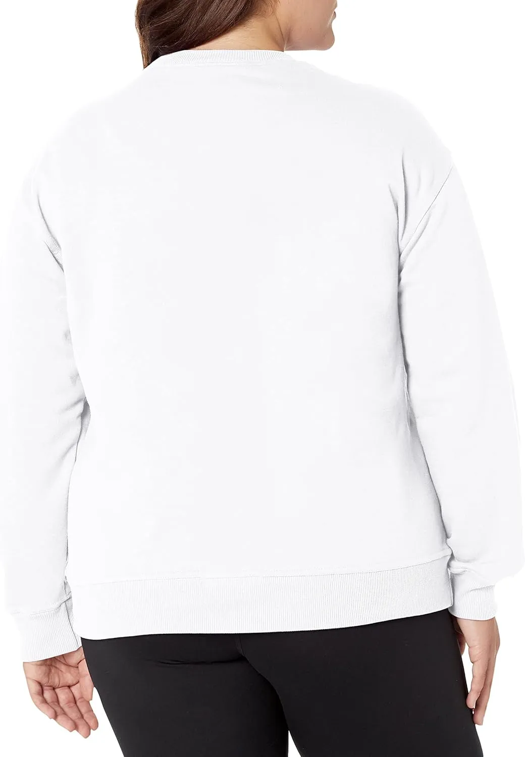 Champion Women's Sweatshirt, Powerblend, Crewneck for Women, C Logo (Plus Size Available)