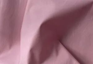 Crisp & Smooth Dusted Deep Pink Cotton Poplin (Made in Italy)