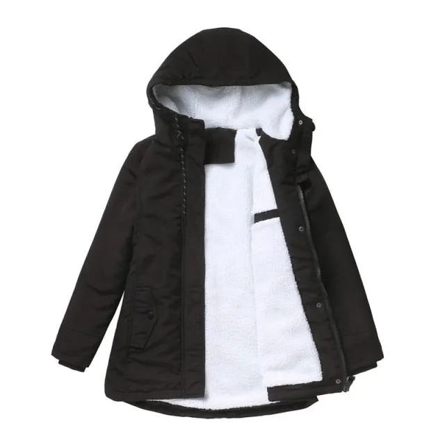 FashionSierra - Thick Fleece Warm Casual Outdoor Jacket