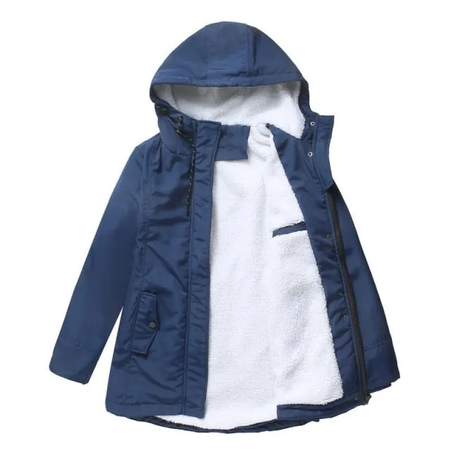 FashionSierra - Thick Fleece Warm Casual Outdoor Jacket