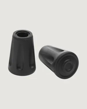 Fizan Rubber Tips - Trekking - Black