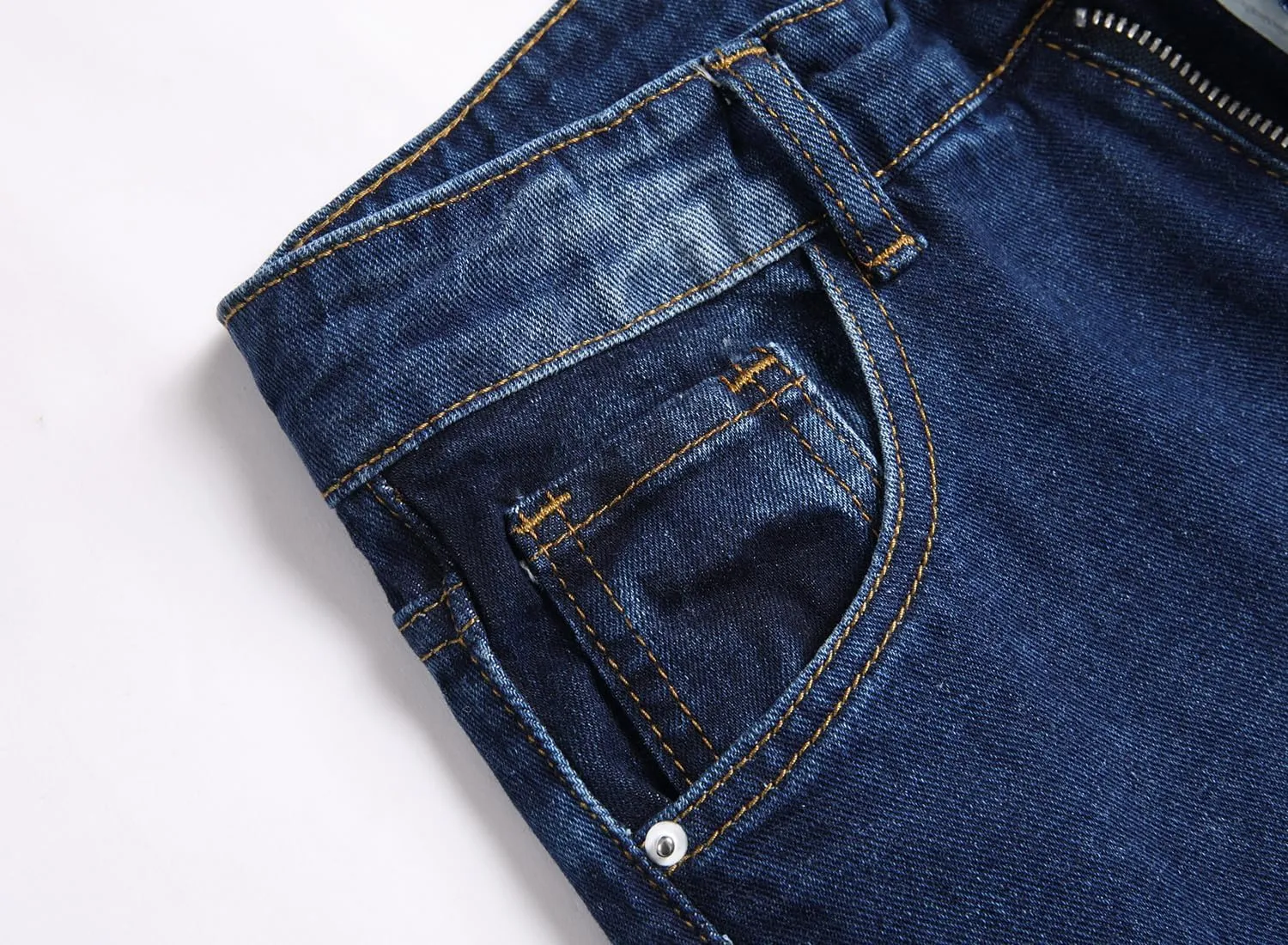 FREDD MARSHALL Boy's Skinny Fit Ripped Destroyed Distressed Fashion Kids Denim Jeans Pants