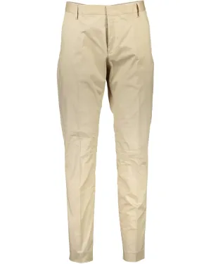 Gant Slim Fit Cotton Pants for Men Beige