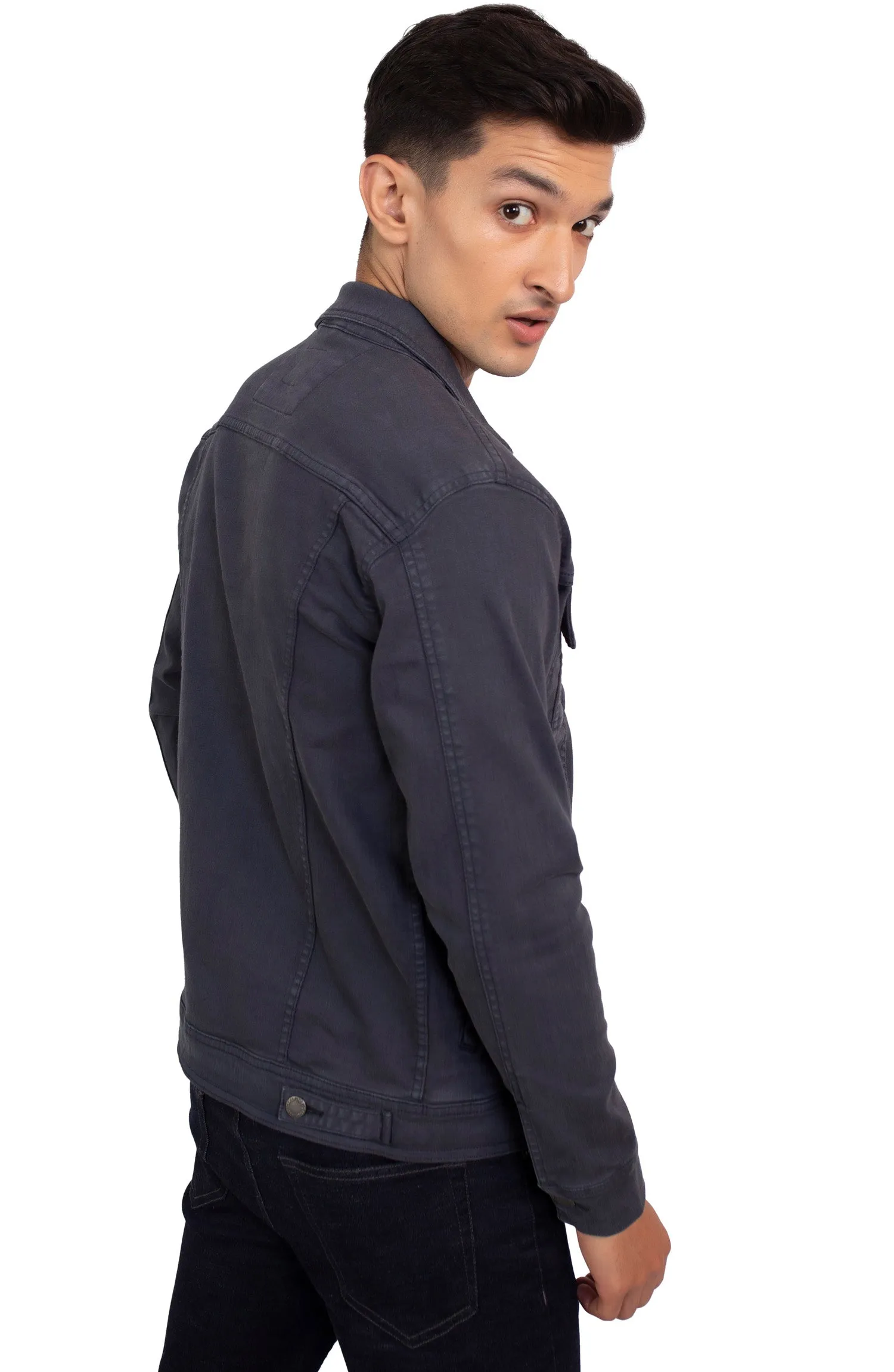 Garment Dyed Denim Jacket