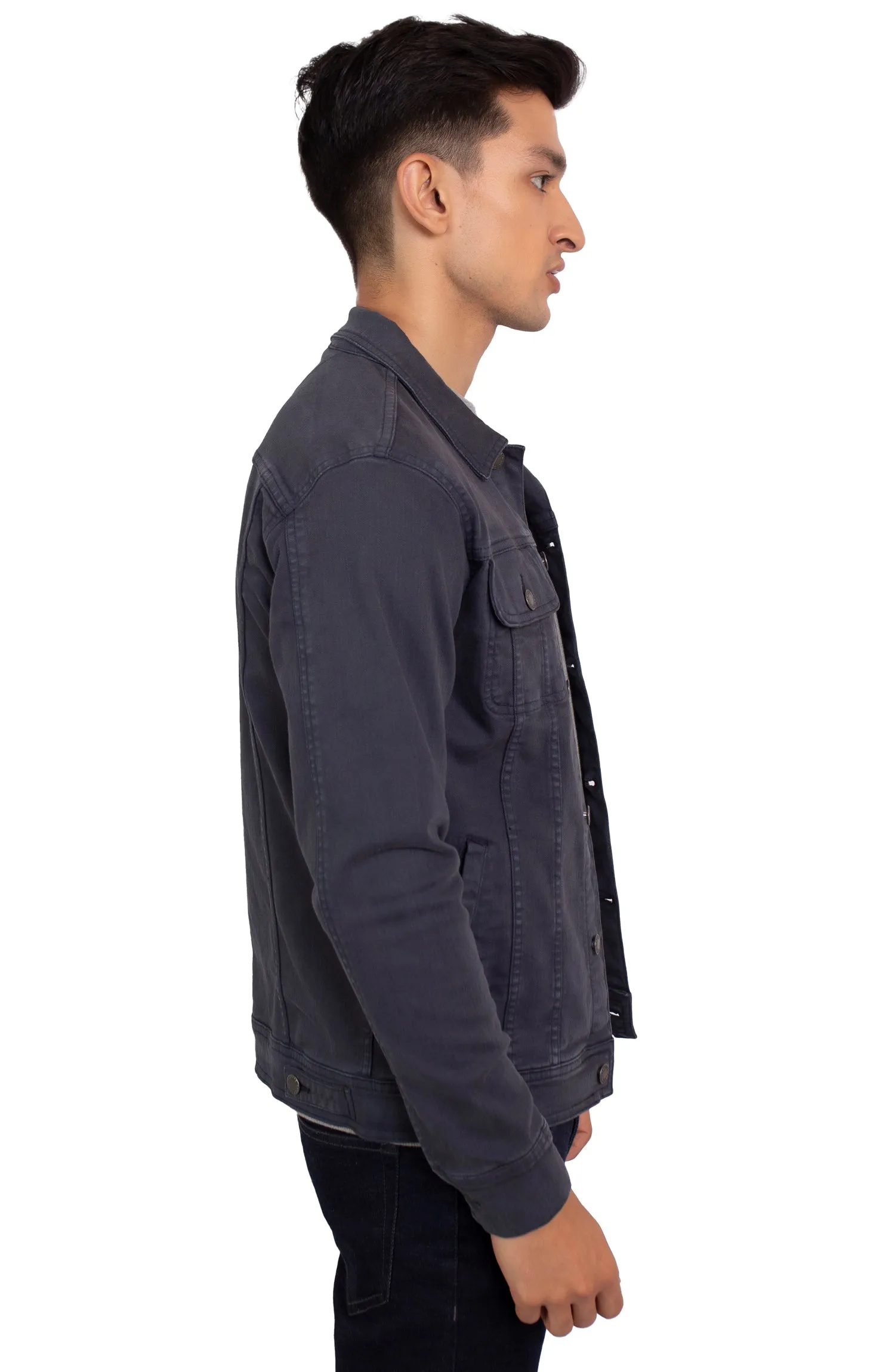 Garment Dyed Denim Jacket