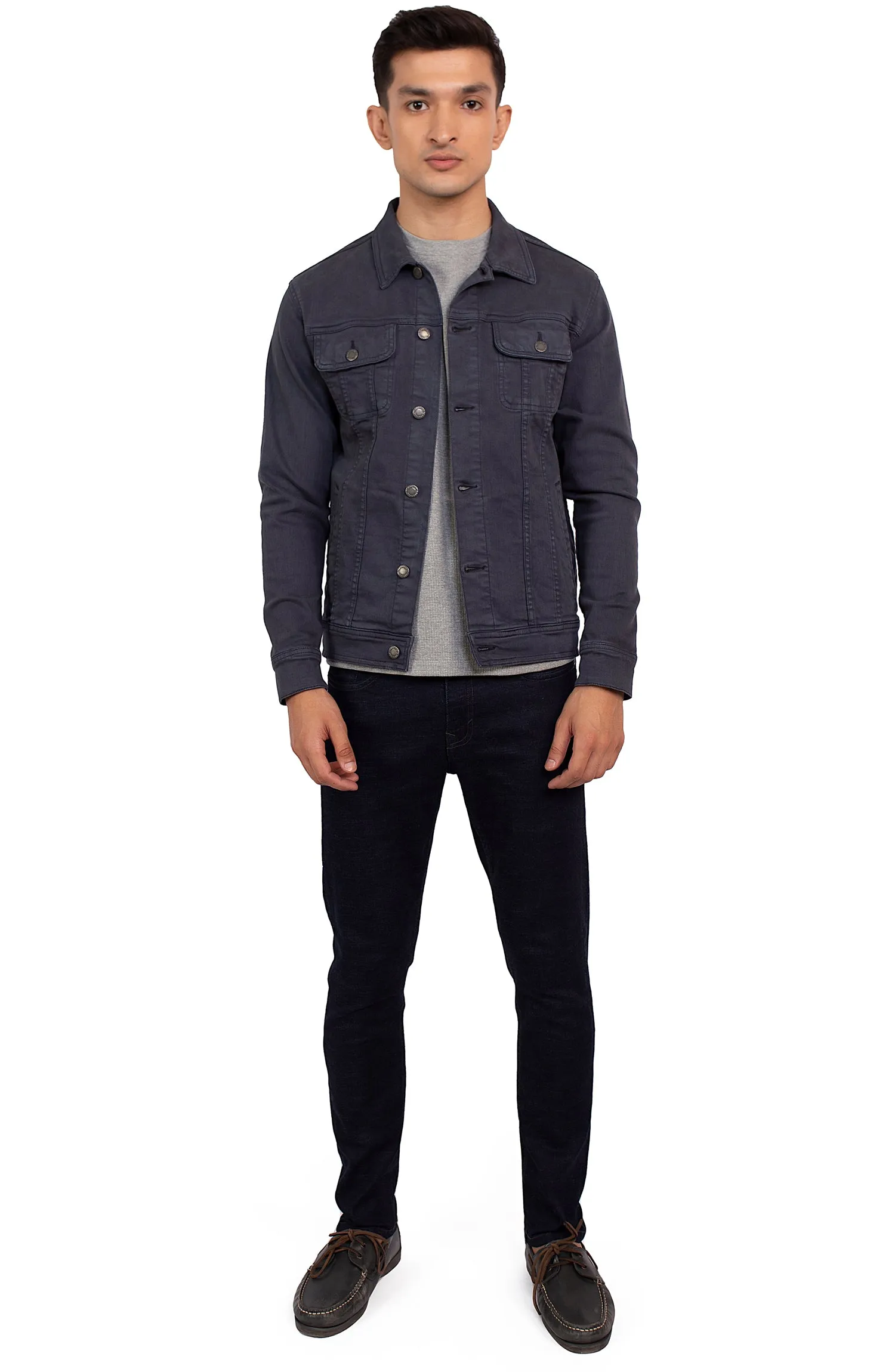 Garment Dyed Denim Jacket