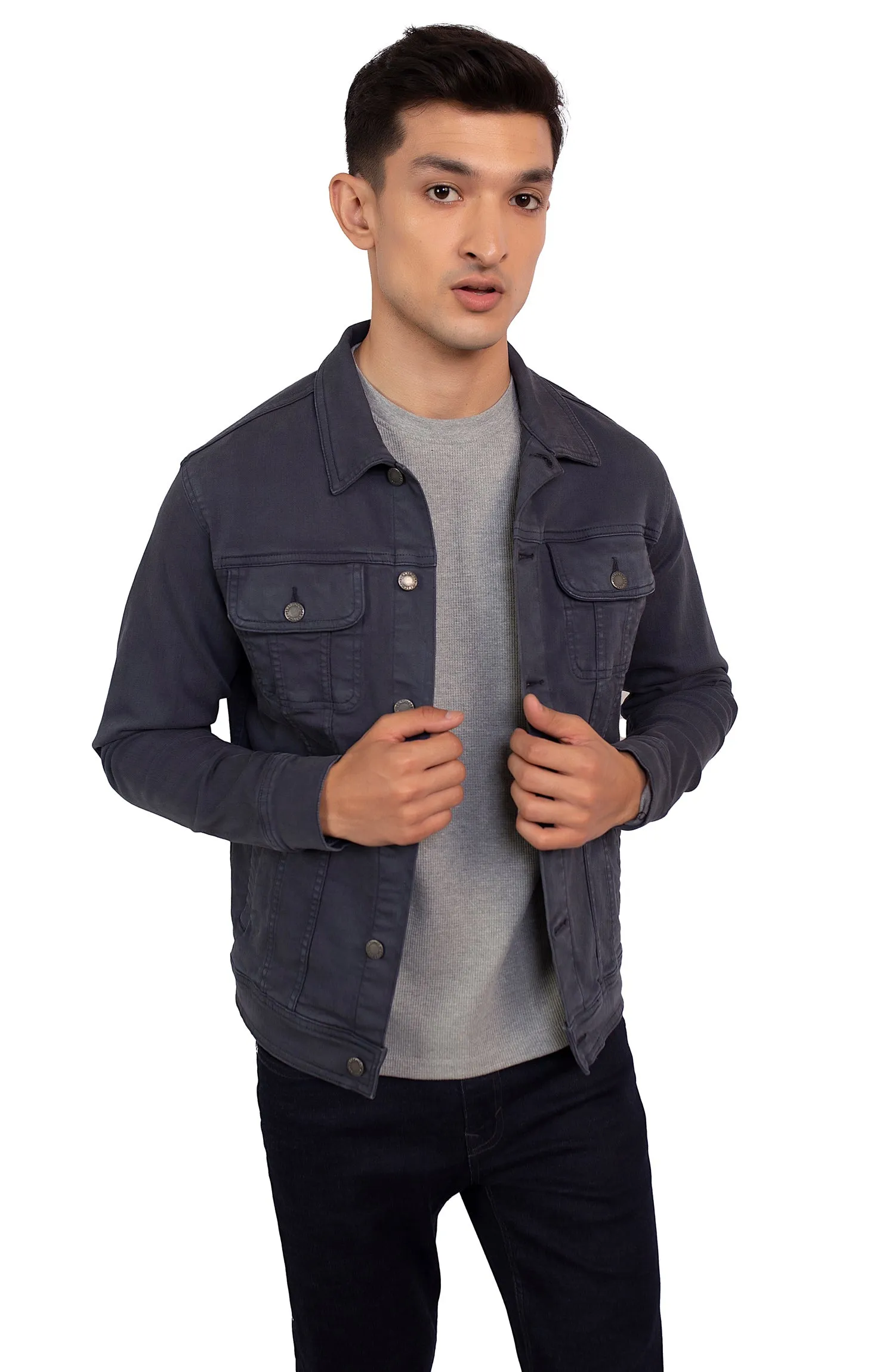 Garment Dyed Denim Jacket
