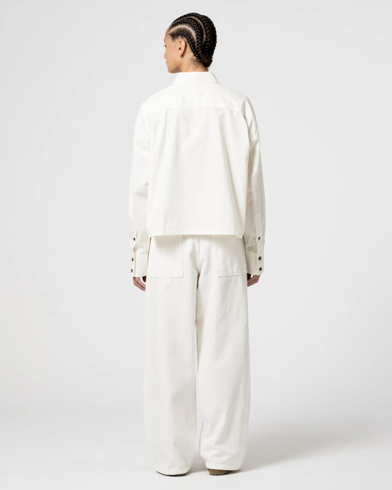 G.o.D Cubic Shirt Poplin Milk