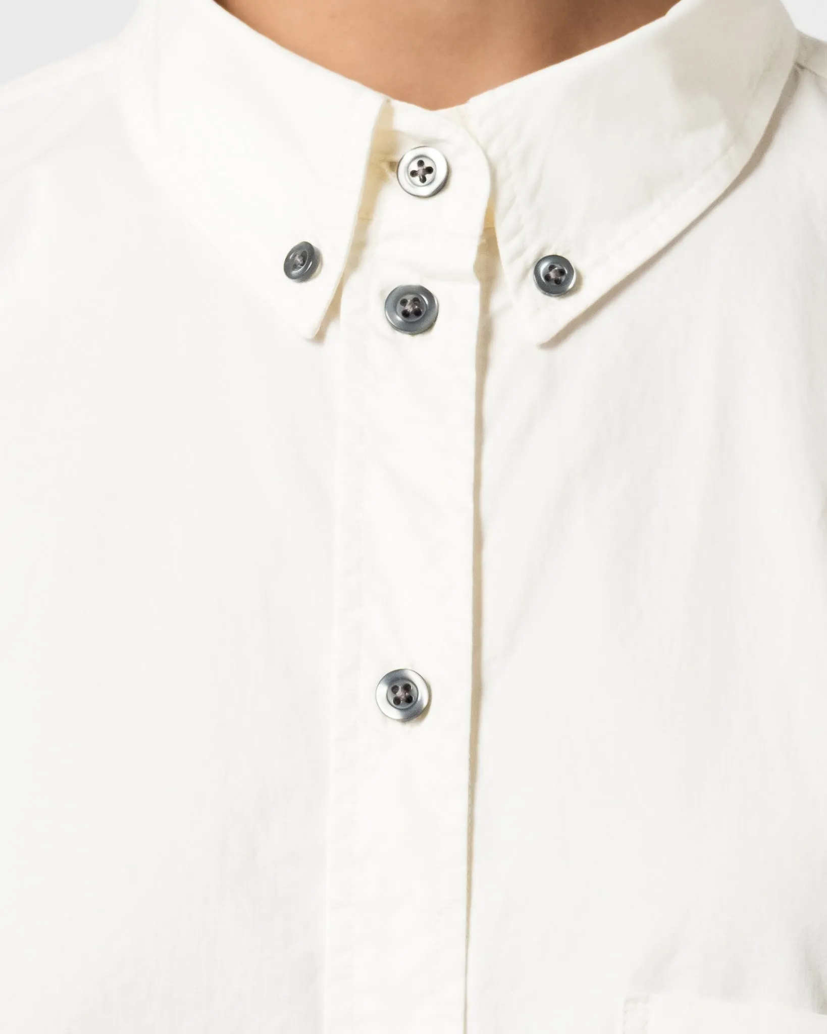 G.o.D Cubic Shirt Poplin Milk
