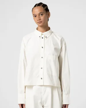 G.o.D Cubic Shirt Poplin Milk