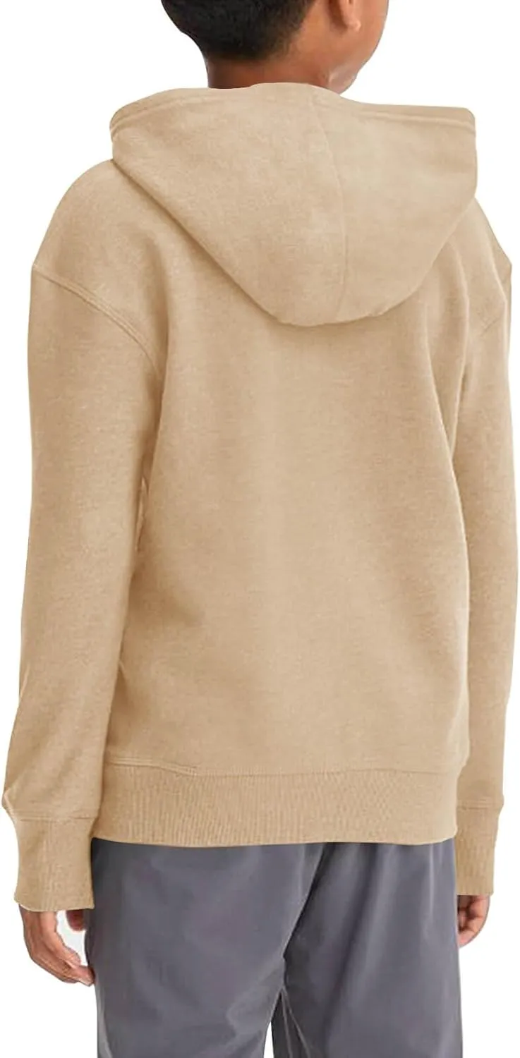 Haloumoning Boys' Fleece Hooded Sweatshirt Kids Long Sleeve Pullover Hoodies with Pocket 4-14Y