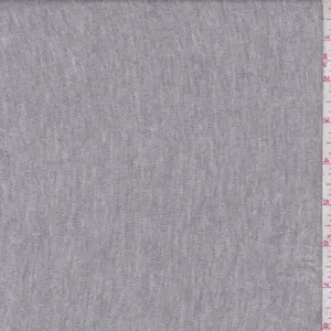 Heather Grey Pique Shirting Fabric