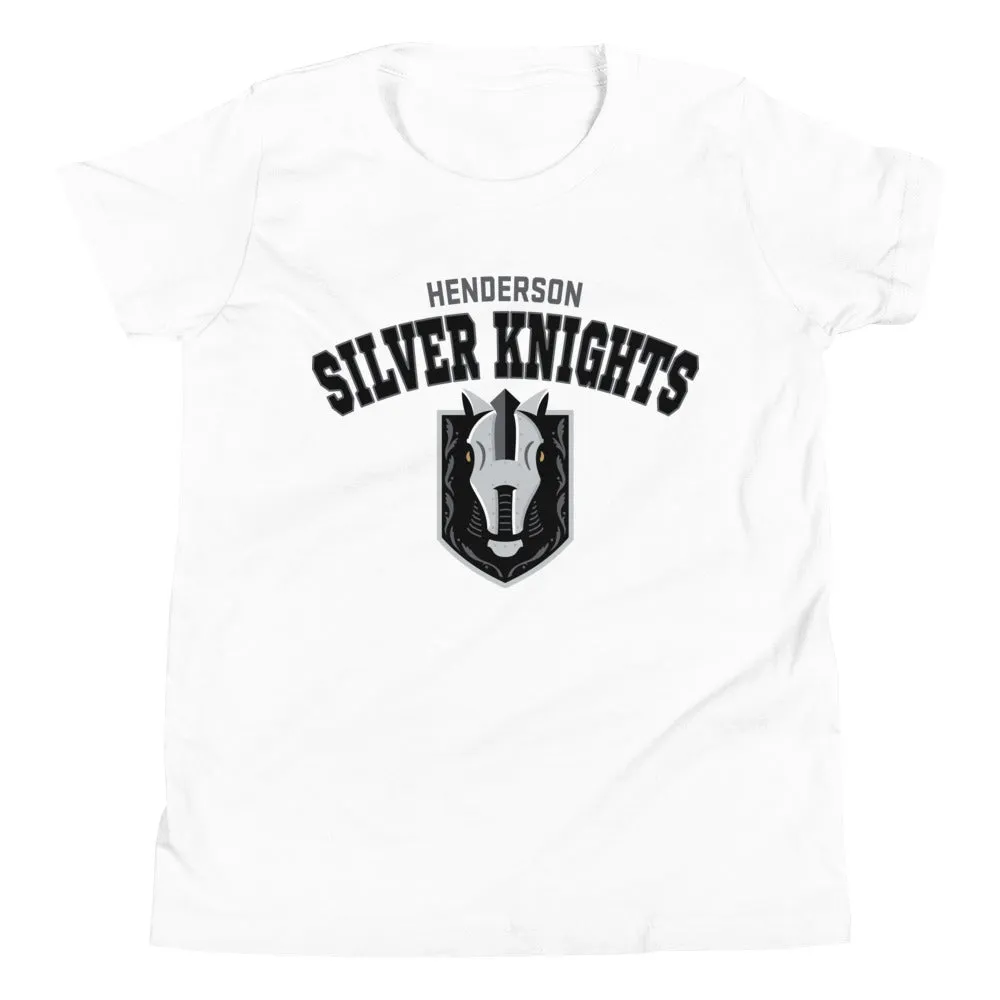Henderson Silver Knights Youth Arch Short Sleeve T-Shirt