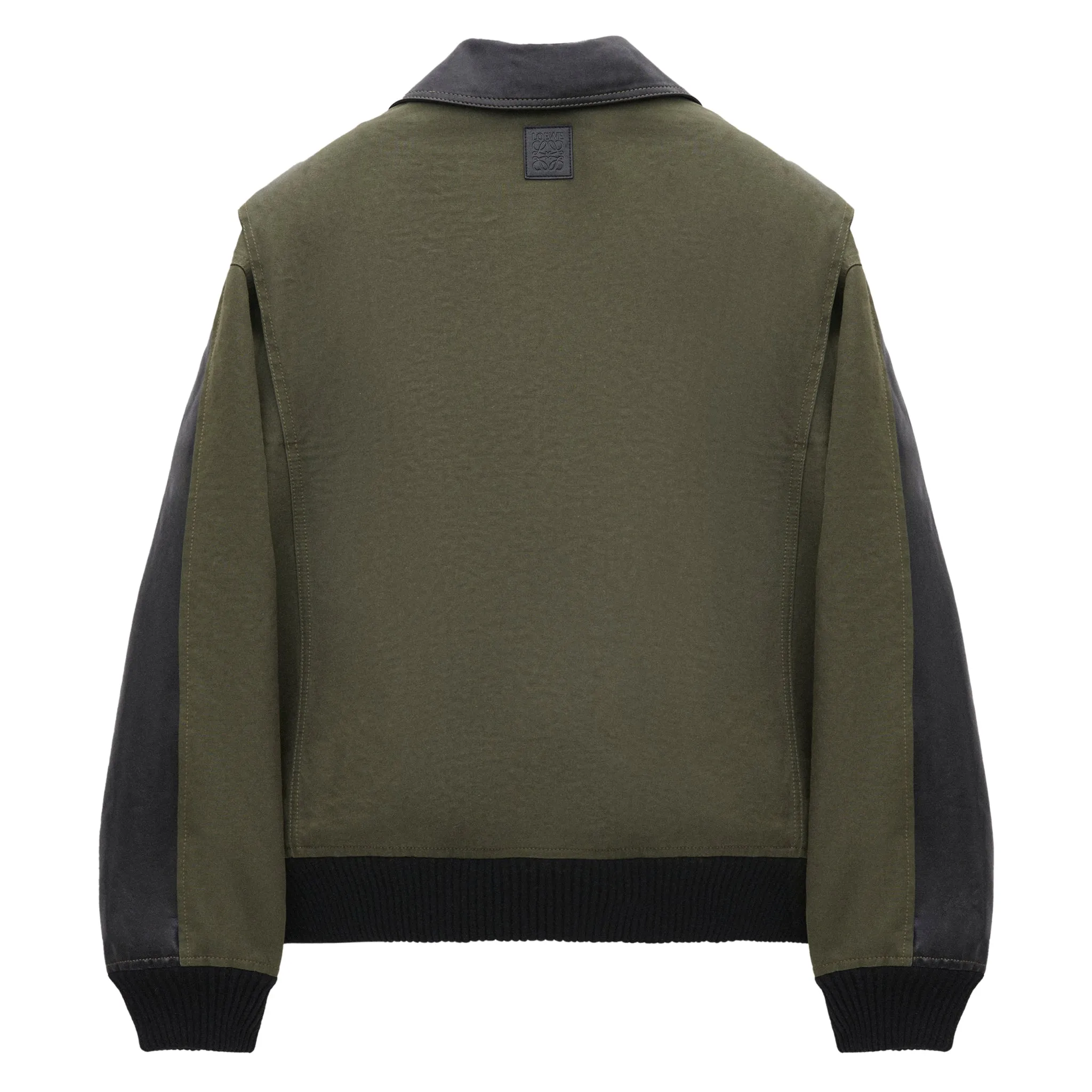 HYBRID JACKET / BLACK/KHAKI GREEN
