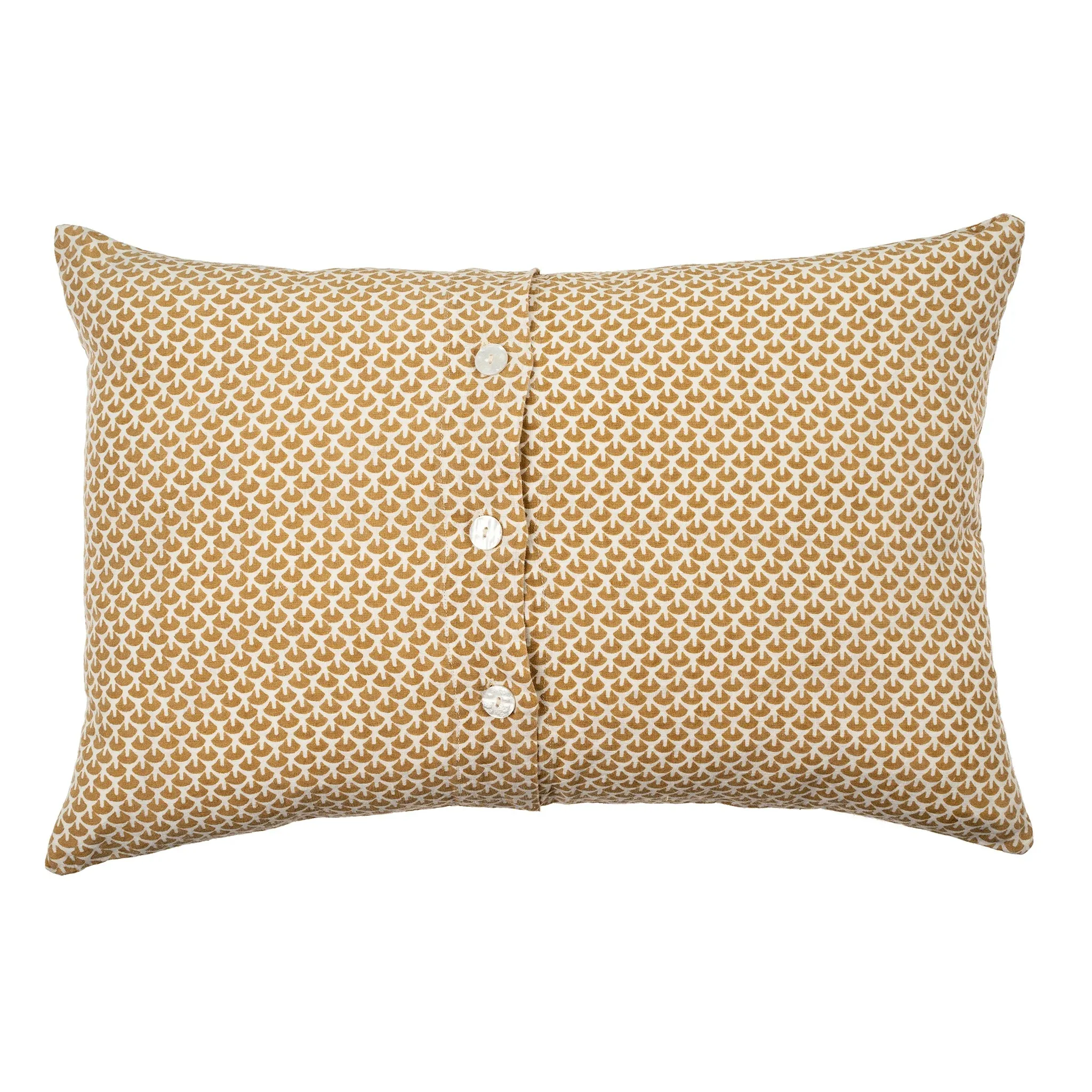 Indaba Ella Linen Cushion 1-3497   Ochre