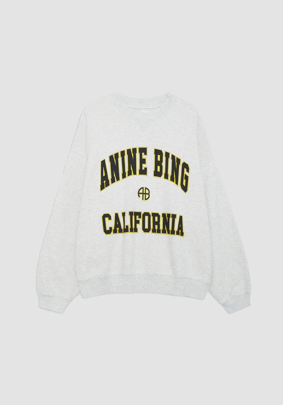 JACI SWEATSHIRT ANINE BING CALIFORNIA HEATHER GREY
