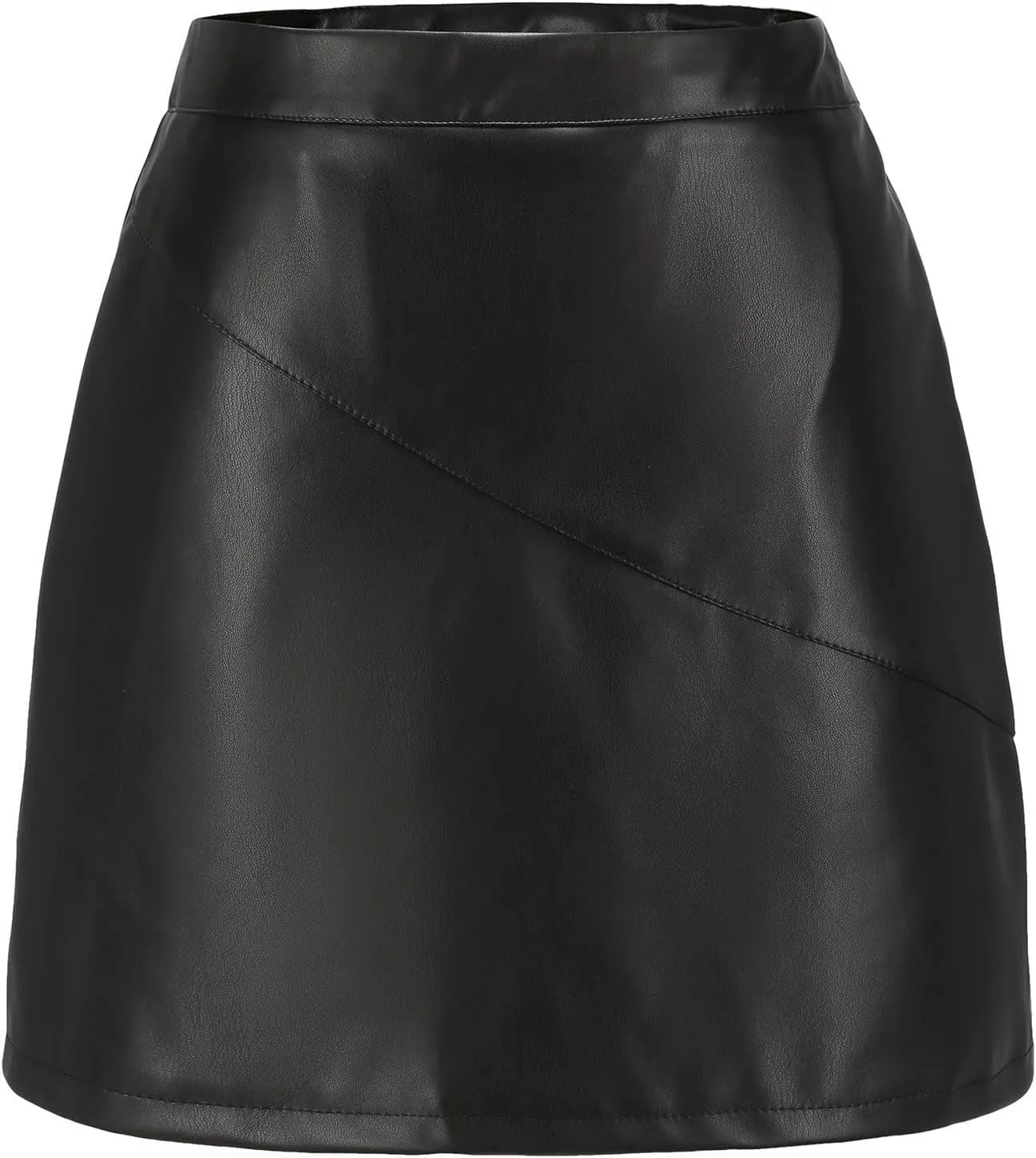 Kuluzego Womens Skort Sets Faux Leather Skirt Pack Sets for Women Sexy Pleated High Cut Pencil Winter Fall Skort Sets 2025