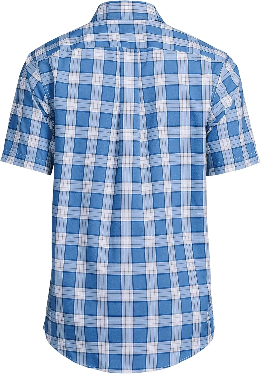 Lands' End Men's Short Sleeve No Iron Twill Shirt