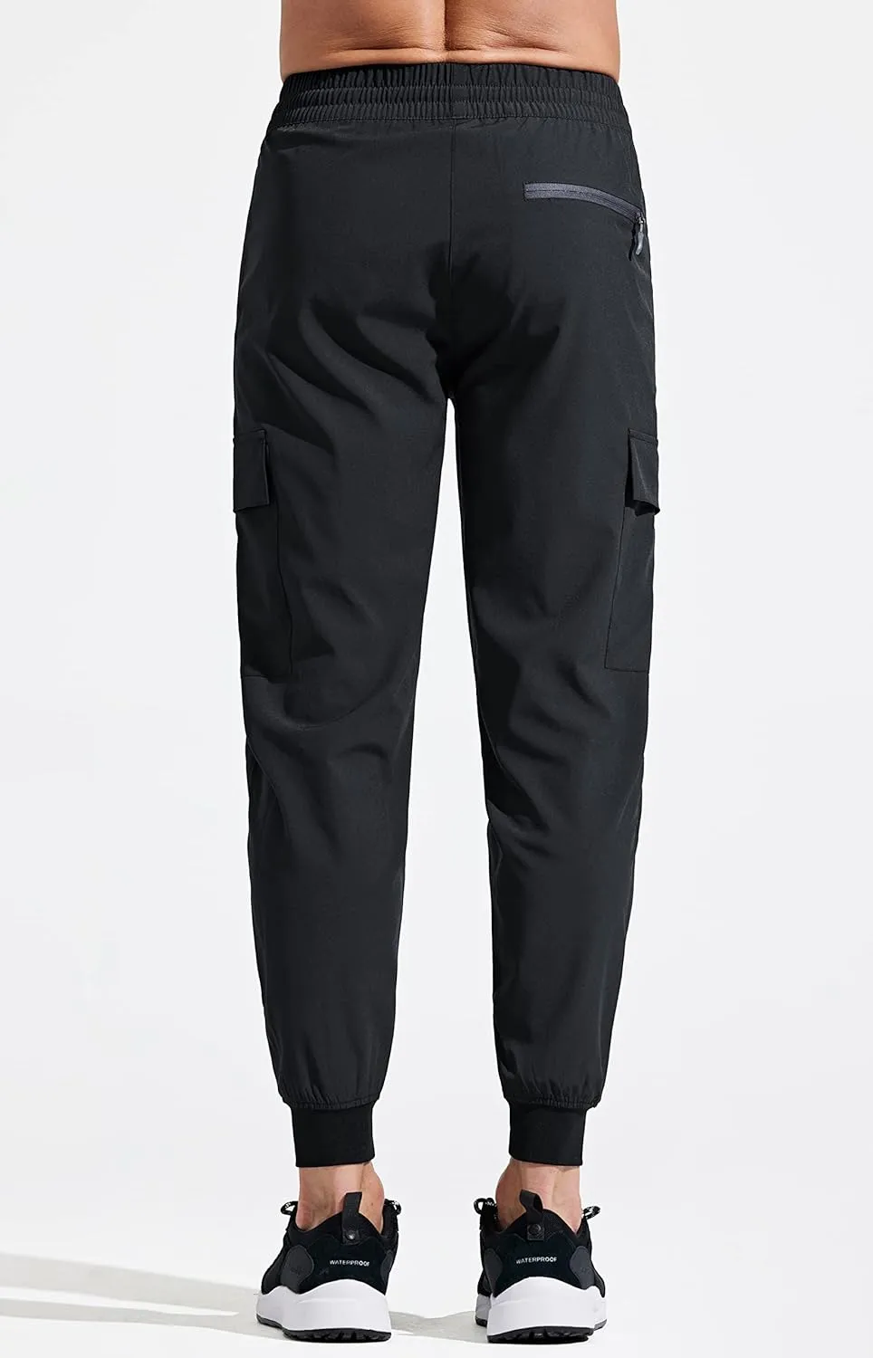 Libin Men's Lightweight Joggers Quick Dry Cargo Hiking Pants Track Running Workout Athletic Travel Casual Outdoor