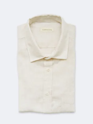 Linen Shirt Short Lido Nature