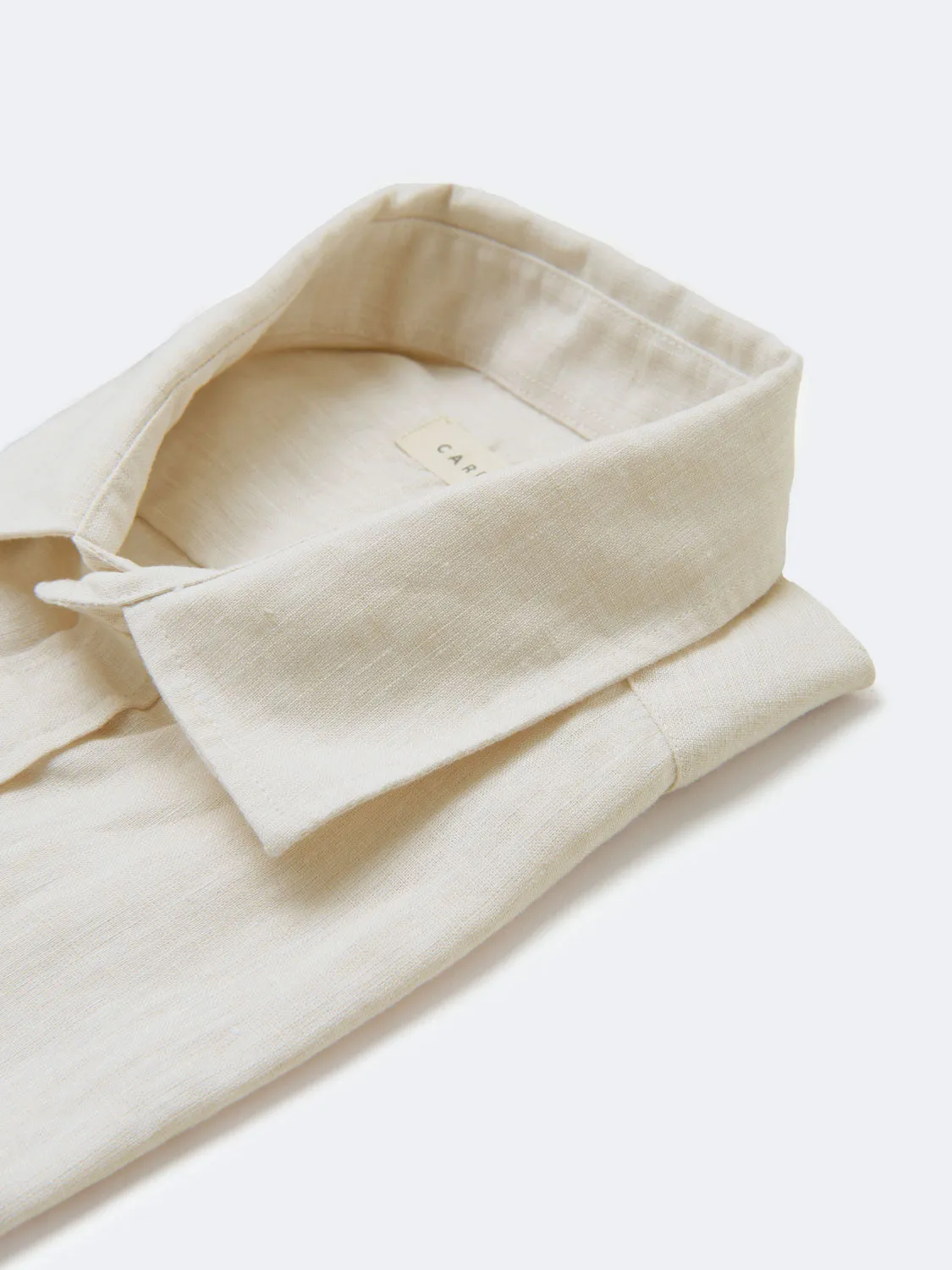 Linen Shirt Short Lido Nature
