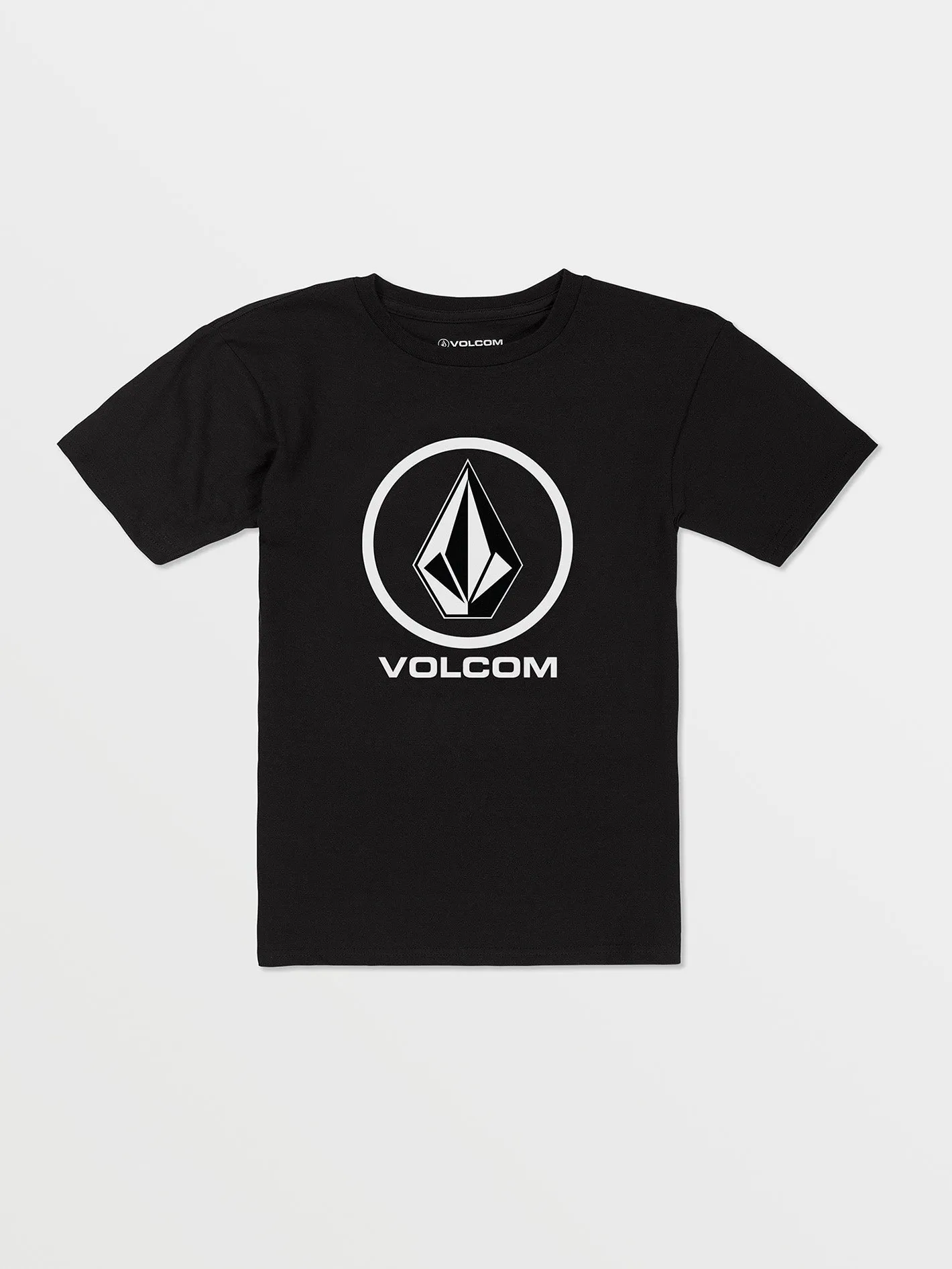 Little Boys Crisp Stone Short Sleeve Tee - Black