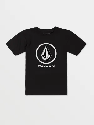 Little Boys Crisp Stone Short Sleeve Tee - Black