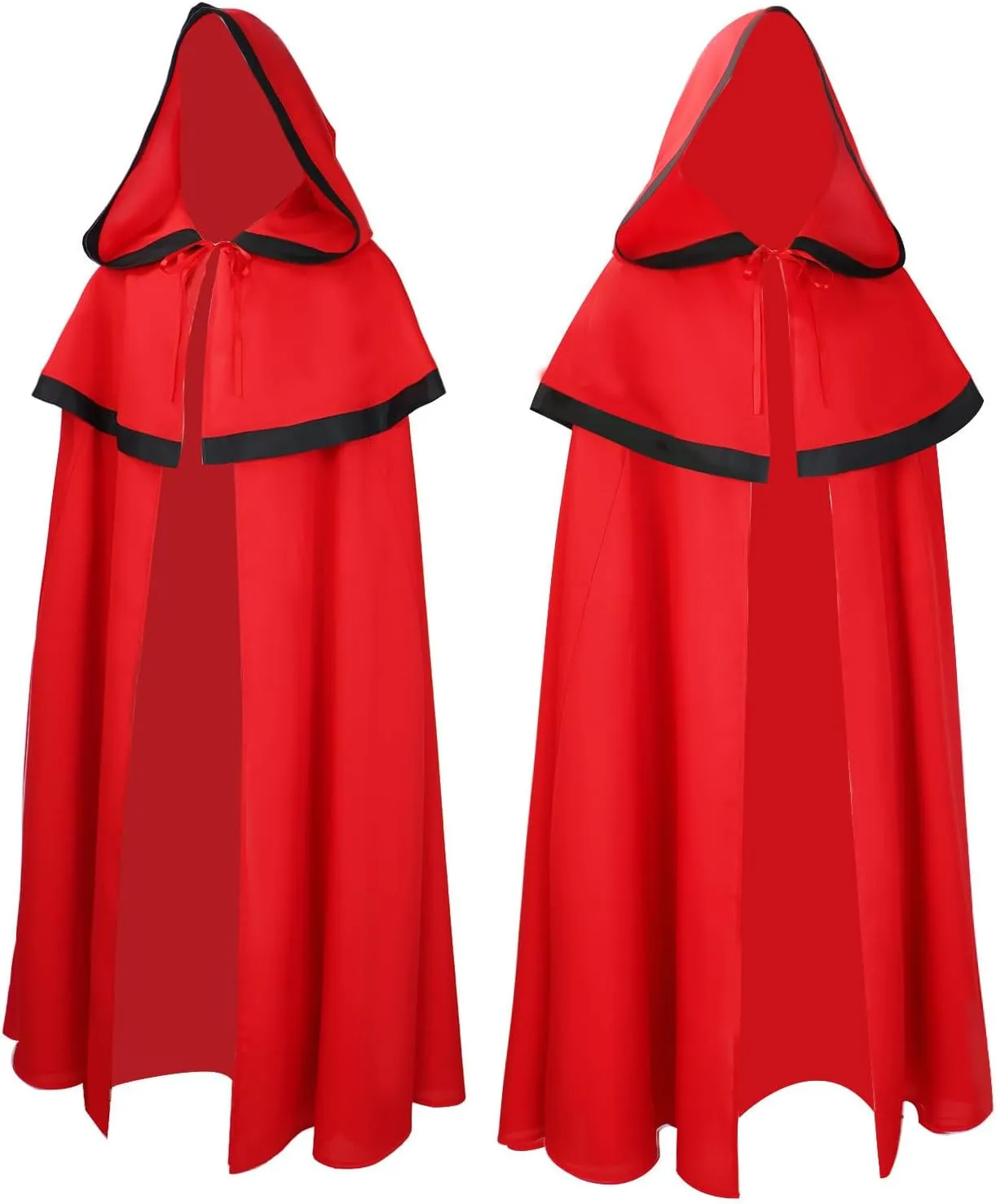 Lmdudan 2023 Halloween Cape Unisex Adult Cloak Renaissance Medieval Costume Tunic Hoodies Full Length Robe Capes