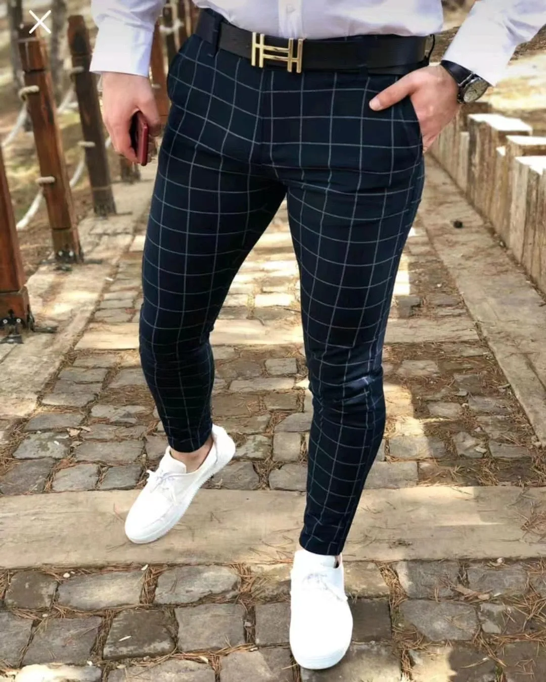LMS Casual Plated Pants