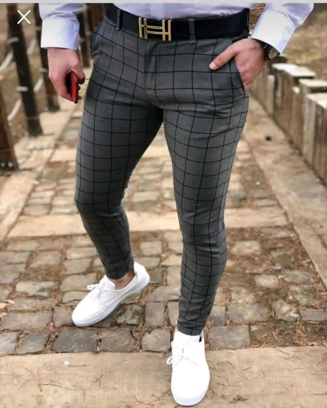 LMS Casual Plated Pants