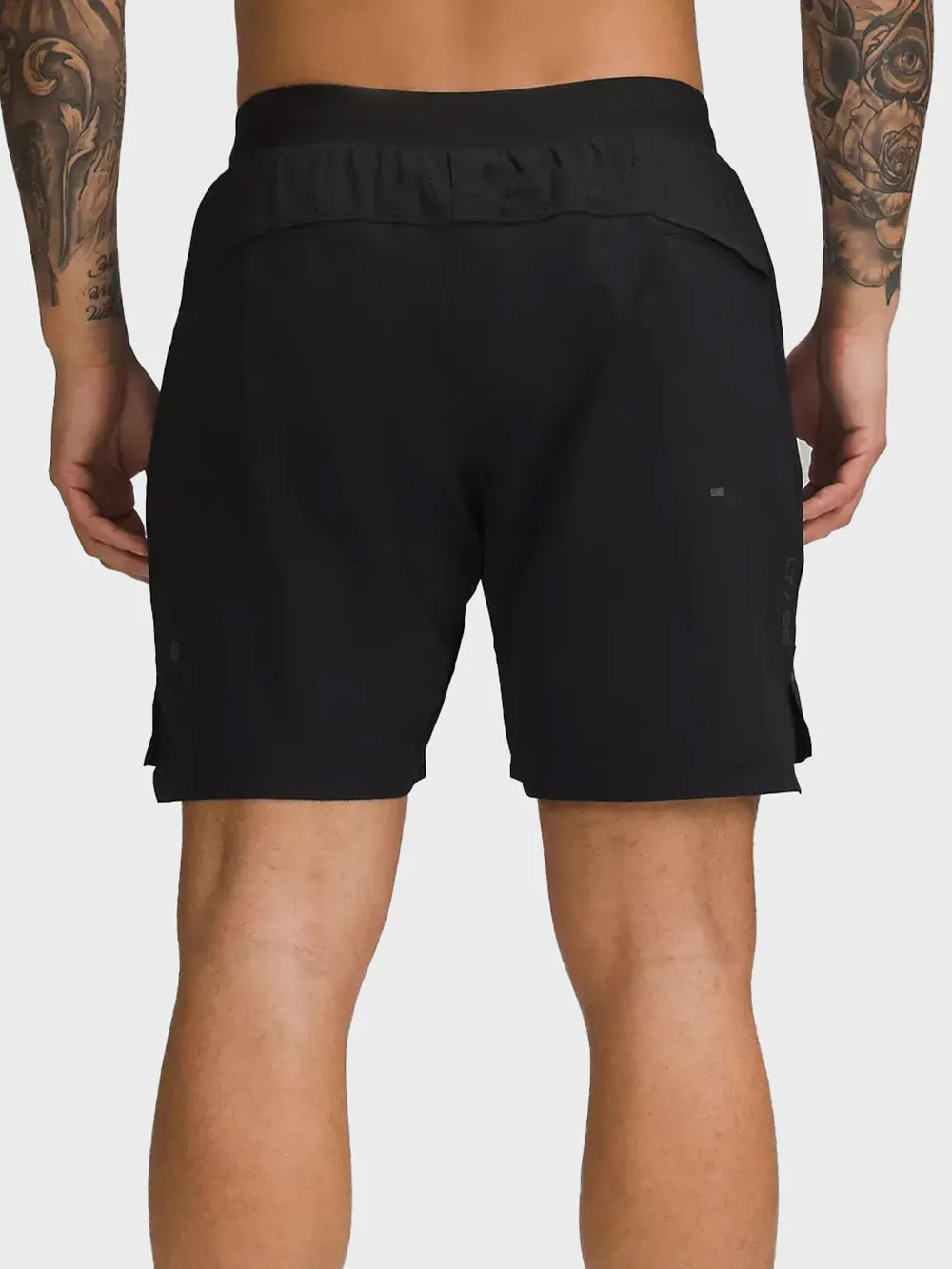 LULULEMON BLACK LICENSE TO TRAIN SHORT 7" LINED