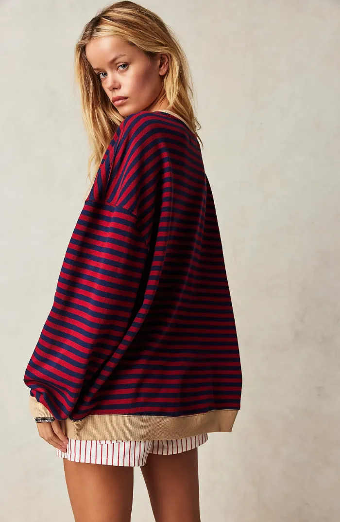 Manie - Striped Oversized Sweater