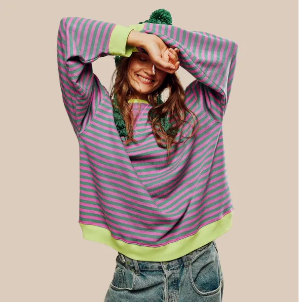 Manie - Striped Oversized Sweater