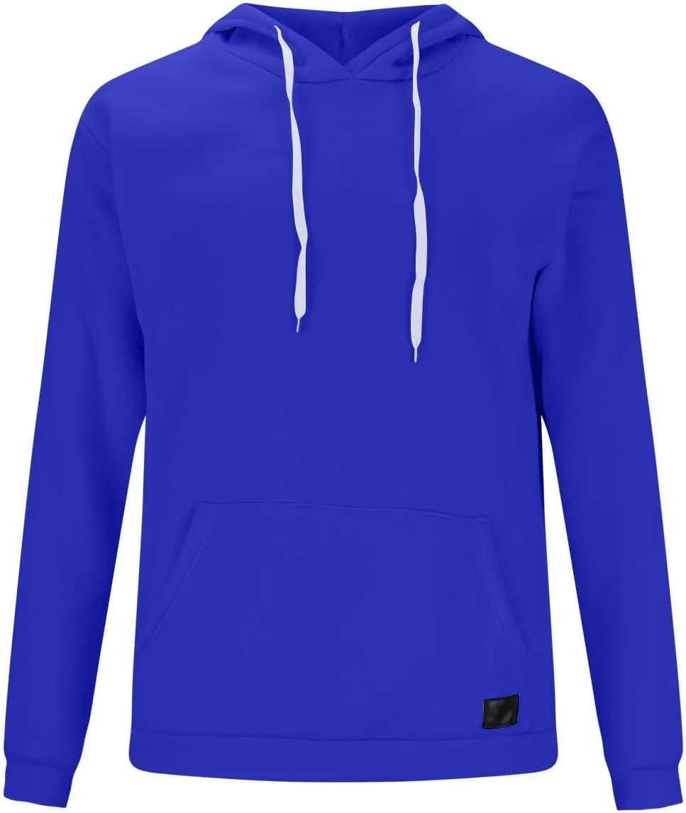 Men's Fashion Hoodies & Sweatshirts 2024 Fashion Pocket Solid Drawstring Basic Pullover Casual Outdoor Baggy Outfits