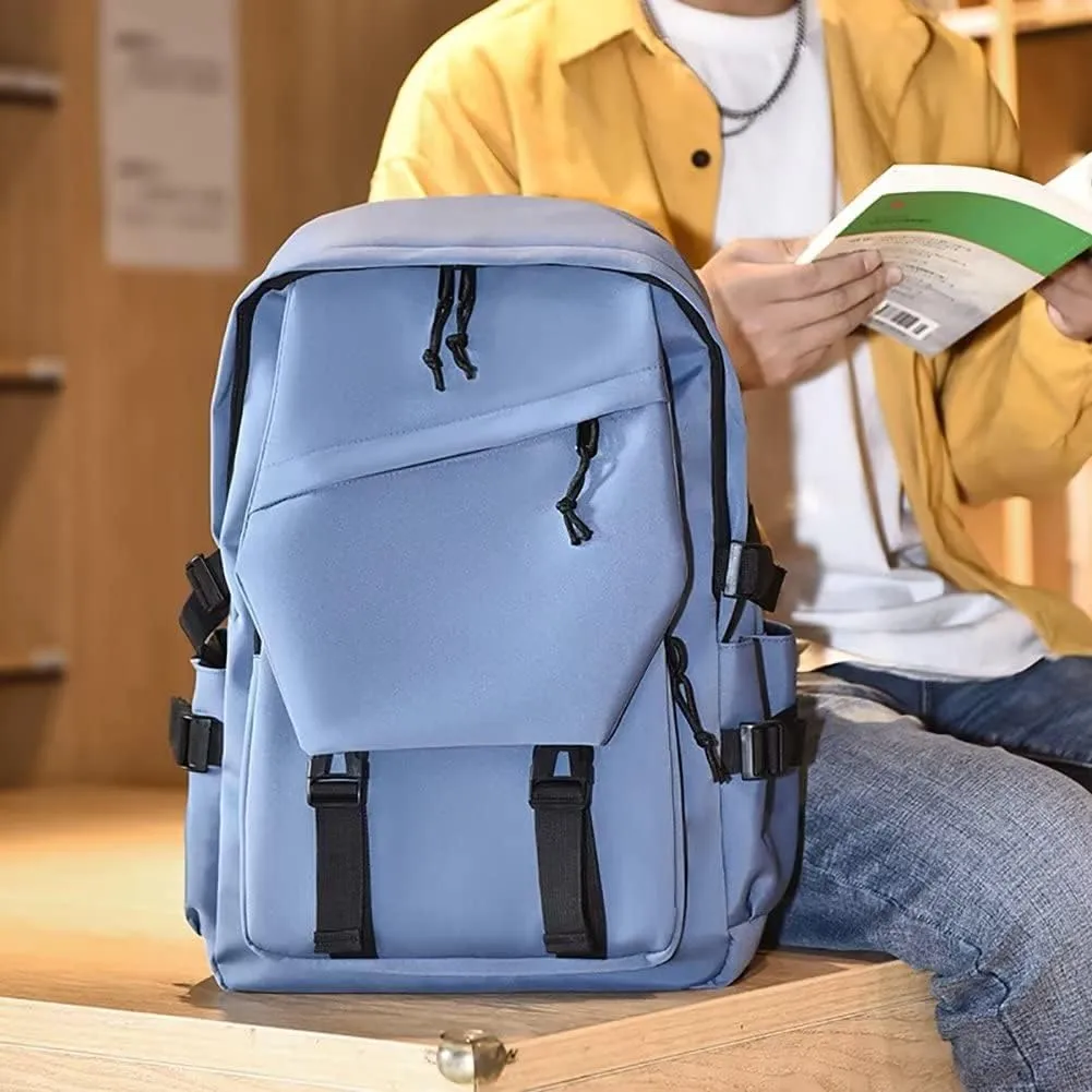 Mudono Laptop Backpack Casual Waterproof Daypack Lightweight Travel Rucksack Large Work Backpack with Laptop Compartment